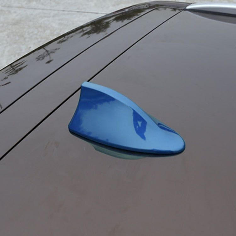Universal Car Antenna Aerial Shark Fin Radio Signal For Auto SUV Truck Van(Blue)