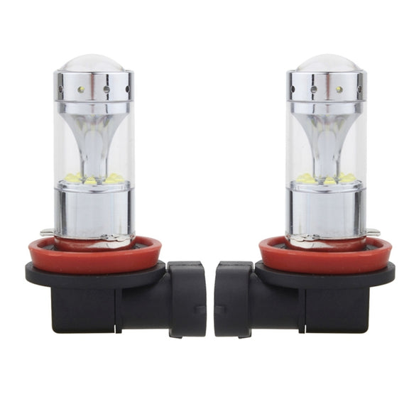 2 PCS H8/H11 60W 1200 LM 6000K Car Fog Lights with 12 XB-D LED Lamps, DC 12V (White Light)