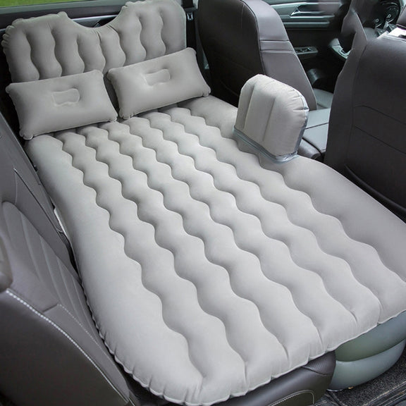 Universal Car Travel Inflatable Mattress Air Bed Camping Back Seat Couch, Size: 90 x 135cm(Grey)