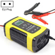 FOXSUR 12V 6A Intelligent Universal Battery Charger for Car Motorcycle, Length: 55cm, EU Plug(Yellow) - free shipping - PMC TechLife - Order now!