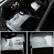 2 PCS DC12V / 1.5W / 6000K / 100LM Car Foot Nest Lights Footwell Lamp Seat Lamp 18LEDs SMD-3528 Lamps for Volkswagen(White Light)