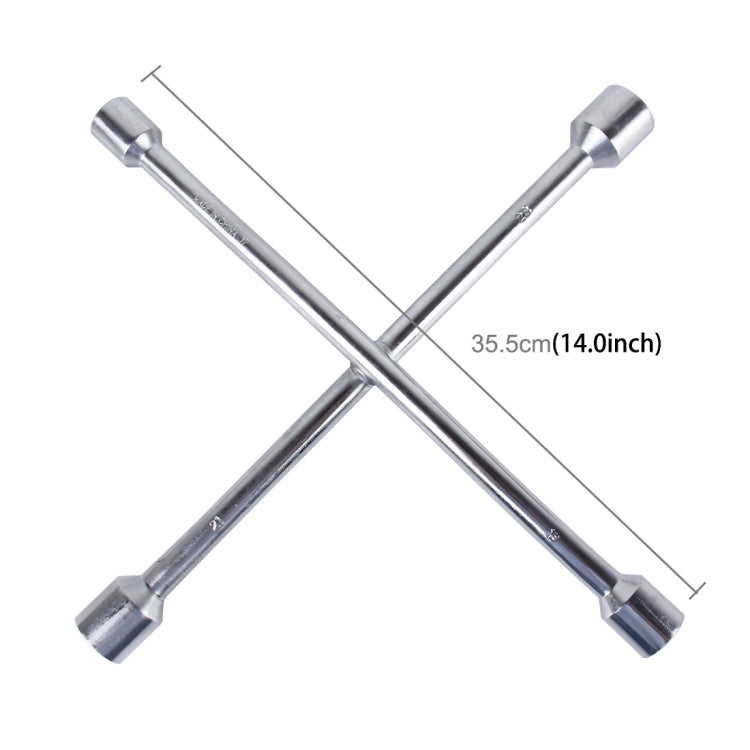 Compact Universal Tire Iron Lug Wrench with 17mm 19mm 21mm 23mm Socket Adapters - Tire Repair & Installation Tools by PMC TechLife | Online Shopping South Africa | PMC TechLife