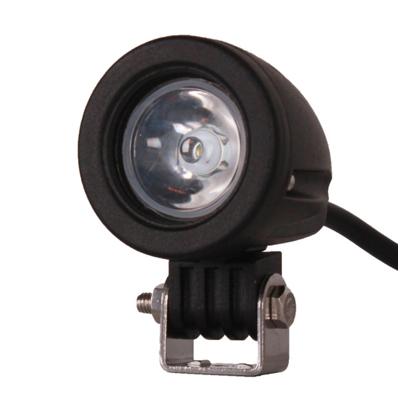 DC 9-32V 10W 1000LM 6500K Water-resistant Vehicle Car Boat Marine External Work Lights Emergency Lights 30 Degrees Spot Light LED Car Bulbs with 1 Intense LED Lights(White Light)