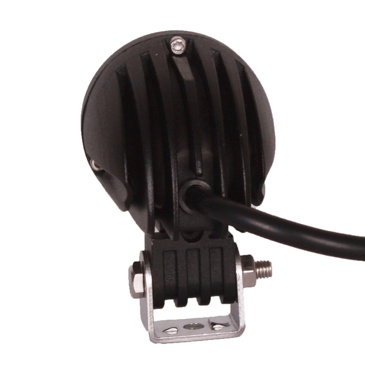 DC 9-32V 10W 1000LM 6500K Water-resistant Vehicle Car Boat Marine External Work Lights Emergency Lights 30 Degrees Spot Light LED Car Bulbs with 1 Intense LED Lights(White Light)