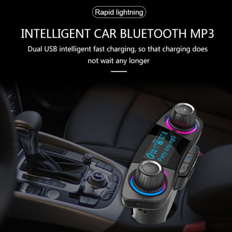 BT06 Dual USB Charging Smart Bluetooth 4.0 + EDR FM Transmitter MP3 Music Player Car Kit with 1.3 inch LED Screen, Support Bluetooth Call, TF Card & U Disk - free shipping - PMC TechLife - Order now!