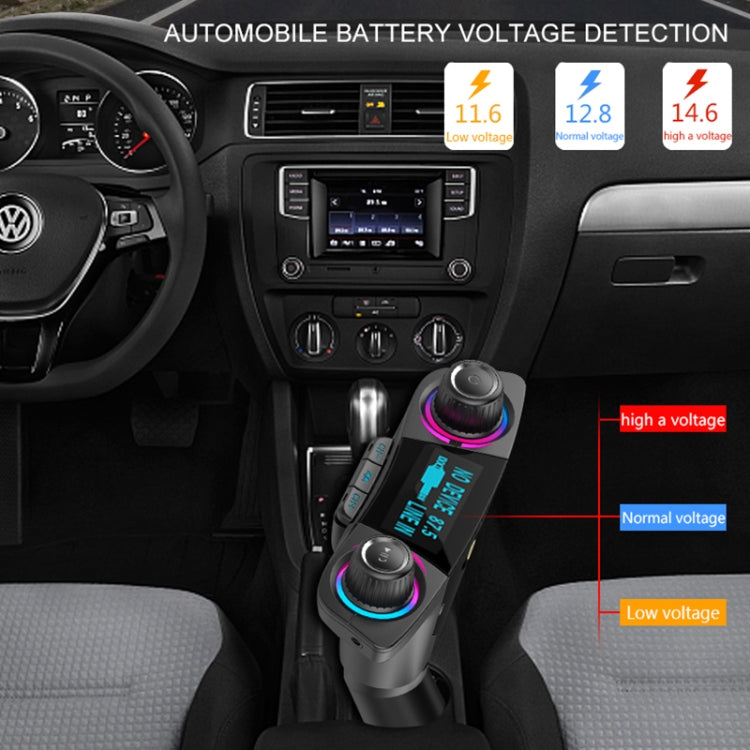 BT06 Dual USB Charging Smart Bluetooth 4.0 + EDR FM Transmitter MP3 Music Player Car Kit with 1.3 inch LED Screen, Support Bluetooth Call, TF Card & U Disk - free shipping - PMC TechLife - Order now!