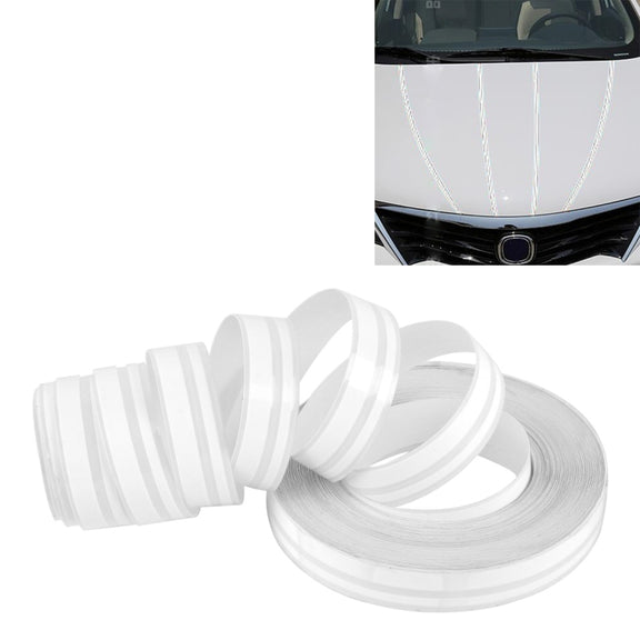 12mm �� 9.8m Car Self Adhesive Decorative Stripe Tape Line(White)
