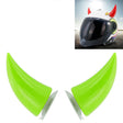 2 PCS Motorcycle Helmet Devil Decoration Motorbike Helmet Suction Cups Horns Decoration Headwear Sucker(Fluorescent Green) - Ornamental Parts by PMC TechLife | Online Shopping South Africa | PMC TechLife | Buy Now Pay Later Mobicred