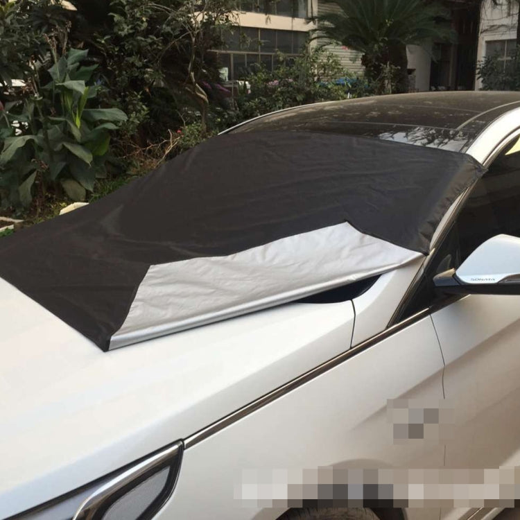 Magnetic Car Front Windshield Car Snow Block / Frost Block Cover Winter Car Snow Shield Cover Auto Front Windscreen / Rain / Frost / Sunshade Auto Snow Shield, Size: 210 x 120cm - free shipping - PMC Jewellery - Order now!