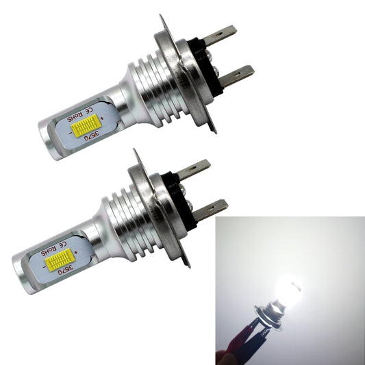 2 PCS H7 72W 1000LM 6000-6500K Super Bright White Light Car Fog LED Bulbs, DC 12-24V (White Light) - free shipping - PMC Jewellery - Order now!