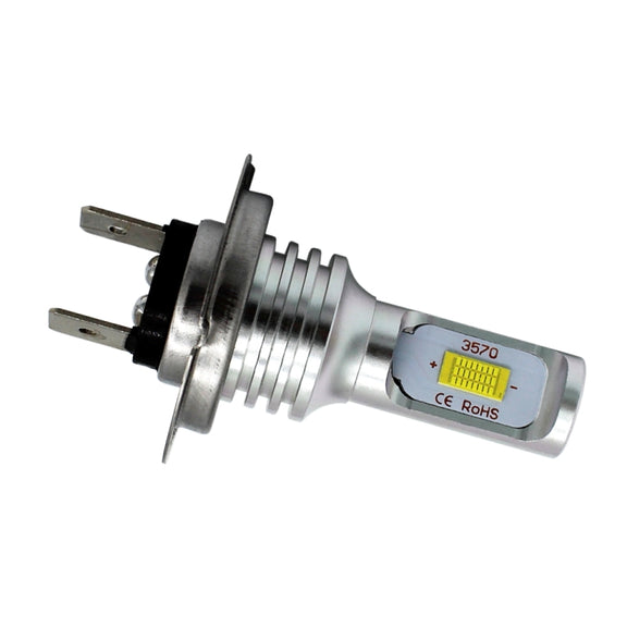 2 PCS H7 72W 1000LM 6000-6500K Super Bright White Light Car Fog LED Bulbs, DC 12-24V