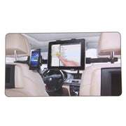 IMOUNT Car Headrest Mount 2 in 1 Car Back Seat Headrest Mount Tablet and Phone Holder with 360 Degree Adjustable Rotatio, For iPhone, Galaxy, Huawei, Xiaomi, Sony, LG, HTC, Google and other Smartphones, iPad, Tablet, Phone