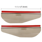 1 Pair Car Rearview Mirror Rain Blades Car Back Mirror Eyebrow Rain Cover Car Rearview Mirror Eyebrow Covers Flexible Protection Rainproof Decoration Accessories(Brown)
