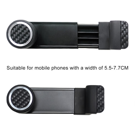3R-1008 Universal Car Simple Style Mount Bracket Phone Holder for 55-77mm Mobile Phone