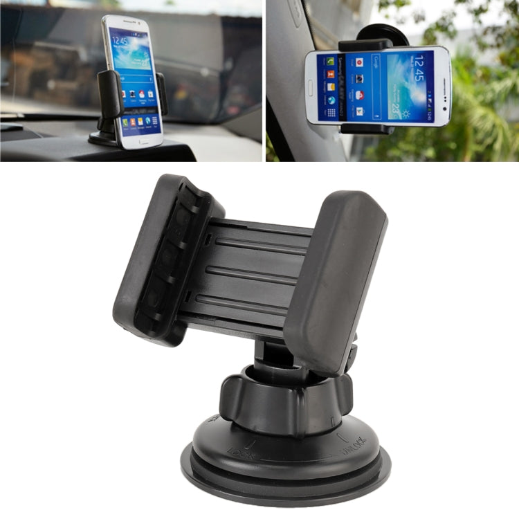 3R-1005 Universal Car Suction Cup Mount Bracket Phone Holder for 68-80mm Mobile Phone - free shipping - PMC TechLife - Order now!
