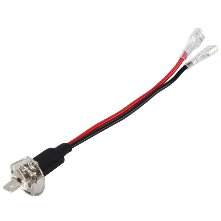 2 PCS Universal H1 Conversion Bulb Harness Wire Plugs Power Wire Adapter Connectors
