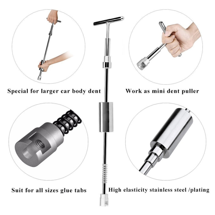 Auto Repair Body Tool Kit PDR Dent Paintless Repair Tools Dent Puller Slide Hammer Reverse Hammer Aluminum Suction Cups for Dent - Sheet Metal Tools by PMC TechLife | Online Shopping South Africa | PMC TechLife
