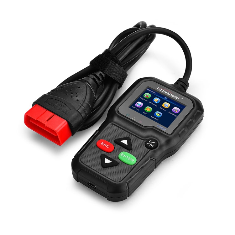 KONNWEI KW680 Mini OBDII Car Auto Diagnostic Scan Tools  Auto Scan Adapter Scan Tool (Can Detect Battery and Voltage, Only Detect 12V Gasoline Car)(Black) - free shipping - PMC TechLife - Order now!