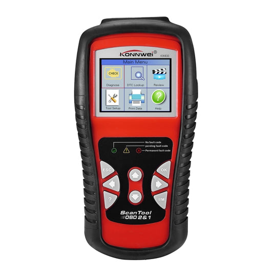 KONNWEI KW830 OBDII / CAN Car Auto Diagnostic Scan Tools  Auto Scan Adapter Scan Tool  Supports 8 Languages and 6 Protocols (Can Also Detect Battery and Voltage, Only Detect 12V Gasoline Car) - free shipping - PMC Jewellery - Order now!