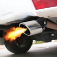 Universal Car Styling Stainless Steel Curved Bolt-on Exhaust Tail Muffler Tip Pipe with Mesh(Black) - Exhaust Pipes by PMC TechLife | Online Shopping South Africa | PMC TechLife | Buy Now Pay Later Mobicred