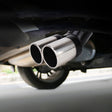 Universal Car Styling Stainless Steel Curved Double Outlets Exhaust Tail Muffler Tip Pipe(Black) - Exhaust Pipes by PMC TechLife | Online Shopping South Africa | PMC TechLife