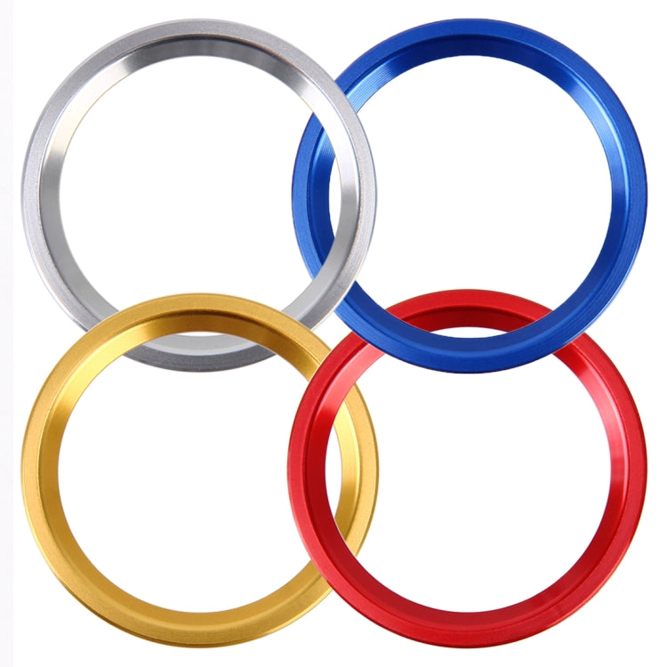 Car Engine Start Key Push Button Ring Trim Aluminum Alloy Sticker Decoration for Audi(Blue) - free shipping - PMC TechLife - Order now!