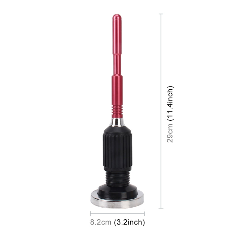 PS-5506 Universal Car Magnetic Roof Mount Base Radio AM/FM Aerial Amplified Antenna(Red) - free shipping - PMC TechLife - Order now!