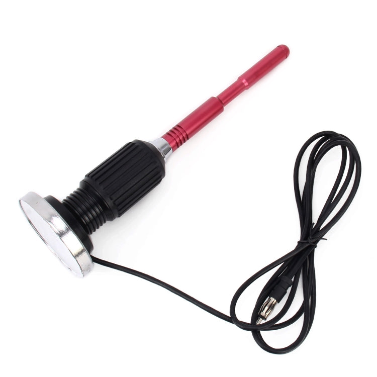 PS-5506 Universal Car Magnetic Roof Mount Base Radio AM/FM Aerial Amplified Antenna(Red) - free shipping - PMC TechLife - Order now!