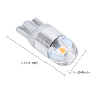 2 PCS T10 2W 2 SMD-3030 LED Car Clearance Lights Lamp, DC 12V (Yellow Light)