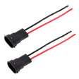 1 Pair H8 / H11 Bulb Holder Base Male Socket with Wire - free shipping - PMC TechLife - Order now!