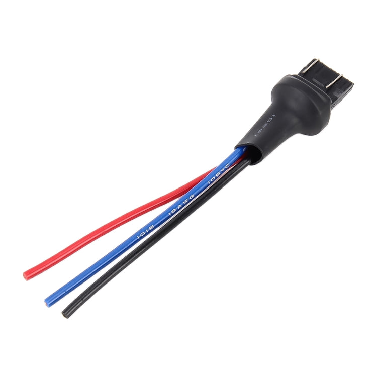 1 Pair T20 / 7443 Bulb Holder Base Male Socket with Wire - free shipping - PMC TechLife - Order now!