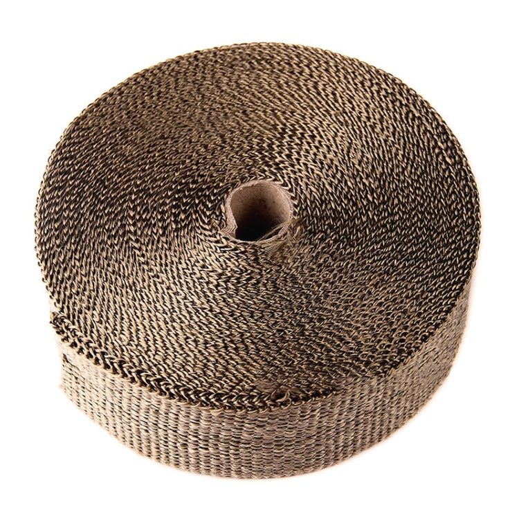 15m Titanium Gold Exhaust Wrap Auto Motor Exhaust Heat Shield Wrap Heat Resistant Wrap - free shipping - PMC TechLife - Order now!