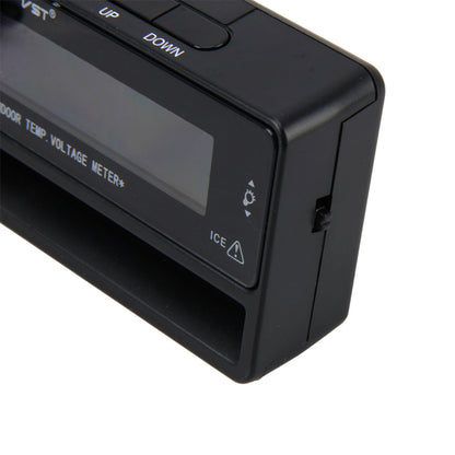 Digital Car Thermometer Voltage Meter Luminous Clock Tester Detector Multi-function Car Digital Clock with Thermometer and Automotive Voltmeter - Clocks & Car Meters by PMC Jewellery | Online Shopping South Africa | PMC Jewellery | Buy Now Pay Later Mobicred