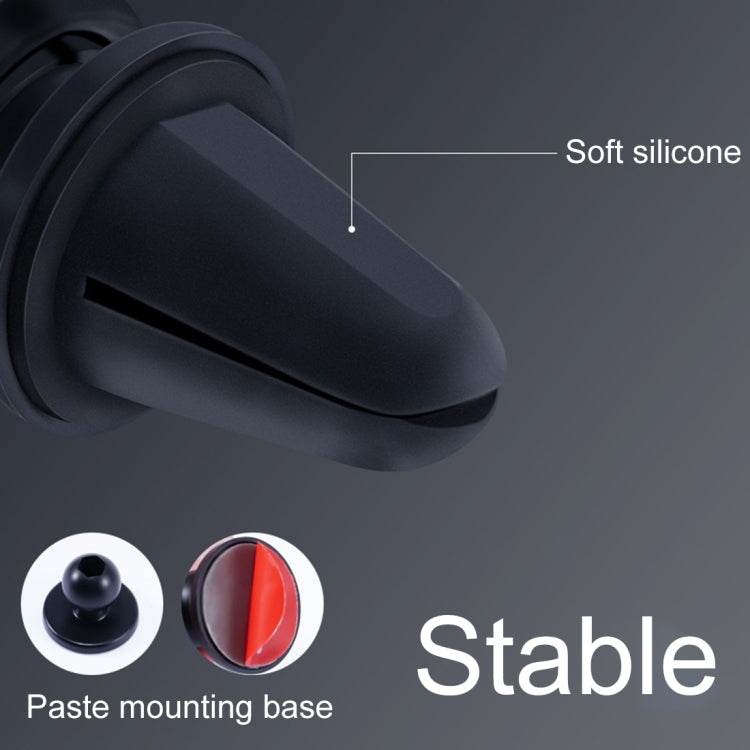 Universal Car Air Vent Mount Phone Holder Stand, Clip Width: 6-8.5cm, For iPhone, Galaxy, Sony, Lenovo, HTC, Huawei and other Smartphones (Blue)