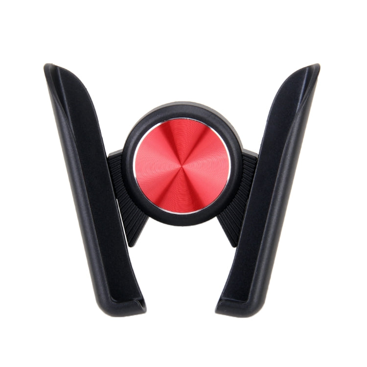Universal Car Air Vent Mount Phone Holder Stand, Clip Width: 6-8.5cm, For iPhone, Galaxy, Sony, Lenovo, HTC, Huawei and other Smartphones (Red)
