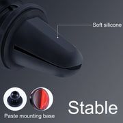 Universal Car Air Vent Mount Phone Holder Stand, Clip Width: 6-8.5cm, For iPhone, Galaxy, Sony, Lenovo, HTC, Huawei and other Smartphones (Red)