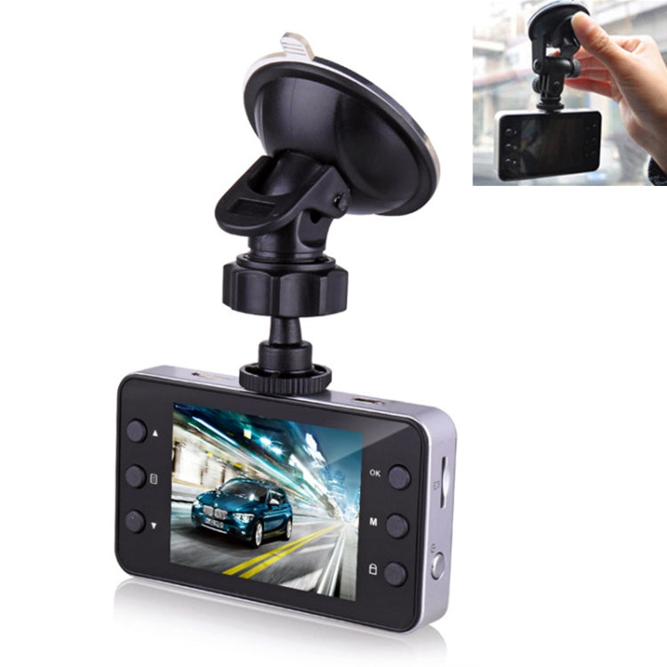 K6000 2.3 inch 140 Degrees Wide Angle Full HD 720P Video Car DVR, Support TF Card (32GB Max) / Motion Detection, with 2 Night Vision Fill Lights - free shipping - PMC TechLife - Order now!
