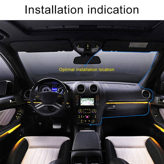 K6000 2.3 inch 140 Degrees Wide Angle Full HD 720P Video Car DVR, Support TF Card (32GB Max) / Motion Detection, with 2 Night Vision Fill Lights