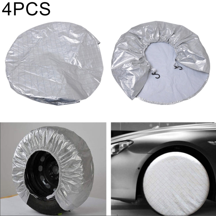 4 PCS Car Auto Wheel Tire Covers, Suitable for The Tire up to 29 inch - free shipping - PMC Jewellery - Order now!