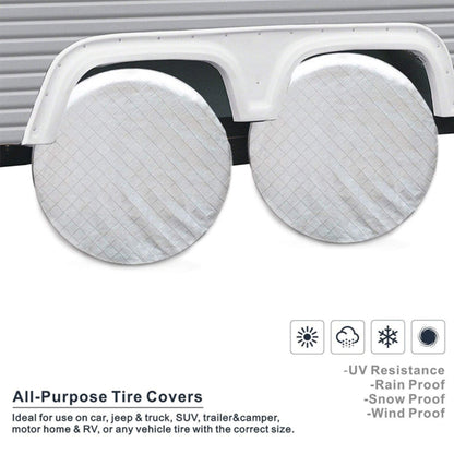 4 PCS Car Auto Wheel Tire Covers, Suitable for The Tire up to 29 inch - free shipping - PMC Jewellery - Order now!