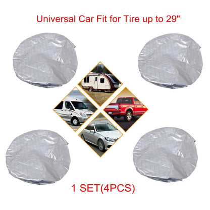 4 PCS Car Auto Wheel Tire Covers, Suitable for The Tire up to 29 inch - free shipping - PMC Jewellery - Order now!