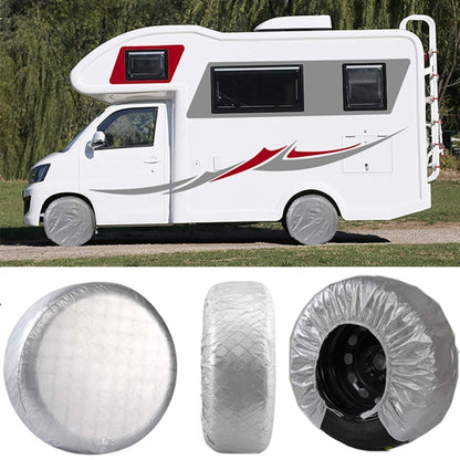 4 PCS Car Auto Wheel Tire Covers, Suitable for The Tire up to 29 inch - free shipping - PMC Jewellery - Order now!