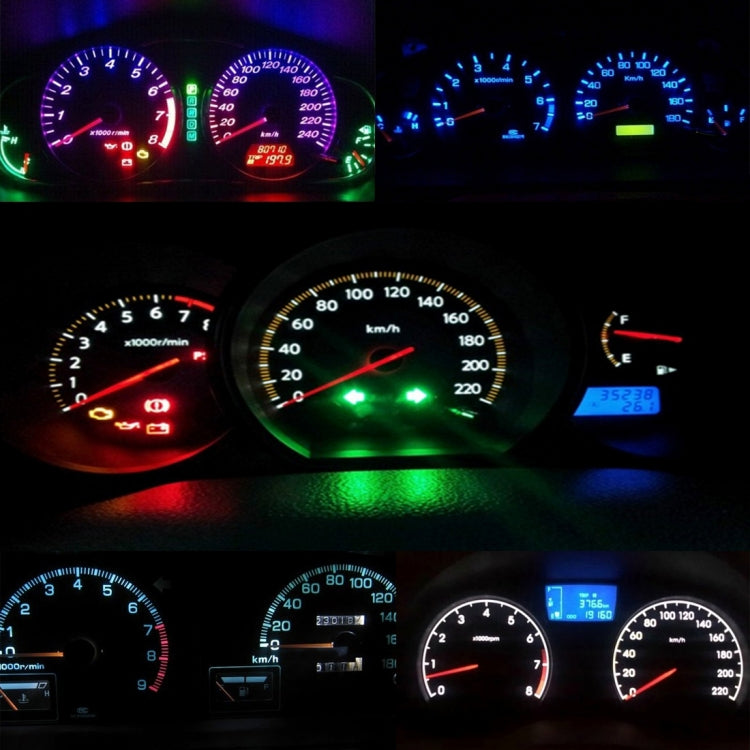10 PCS 0.5W T3 Instrument Panel LED Light Dashboard Indicator Lamp Bulb(White Light) - free shipping - PMC Jewellery - Order now!