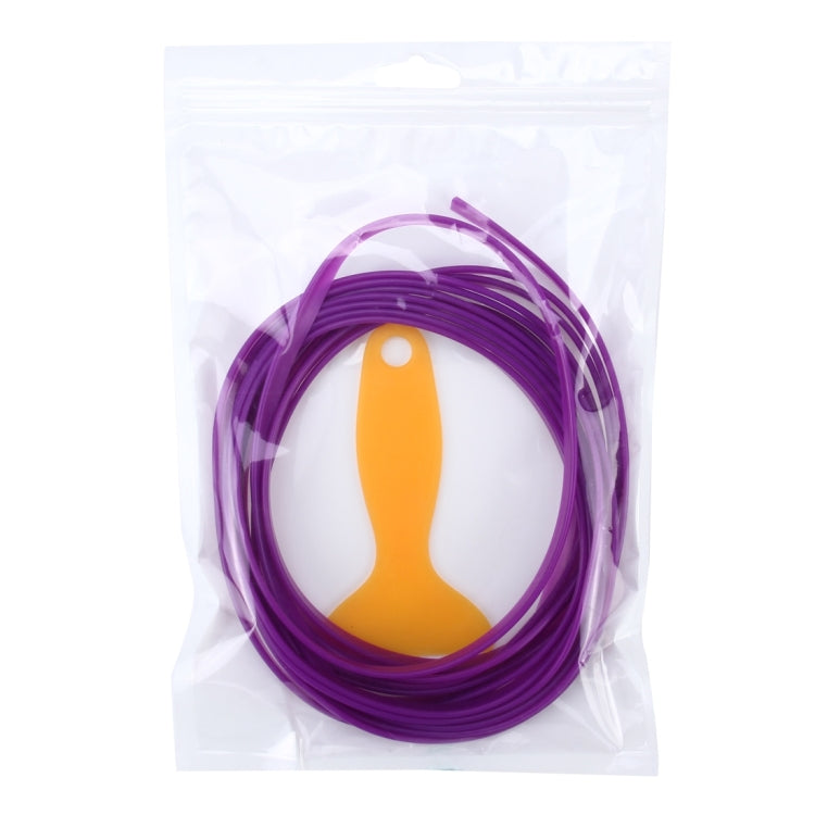 5m Flexible Trim For DIY Automobile Car Interior Moulding Trim Decorative Line Strip with Film Scraper(Purple) - free shipping - PMC TechLife - Order now!