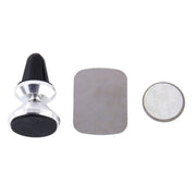 Universal Magnetic Car Air Vent Mount Phone Holder, For iPhone, Samsung, Huawei, Xiaomi, HTC and Other Smartphones(Silver)