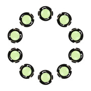 10 PCS 2W T3 Wedge Instrument Panel LED Light Dashboard Gauge Cluster Indicator Lamp Bulb(Ice Blue Light)