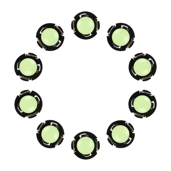 10 PCS 2W T3 Wedge Instrument Panel LED Light Dashboard Gauge Cluster Indicator Lamp Bulb(Ice Blue Light)