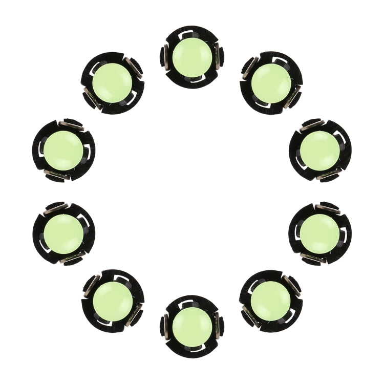 10 PCS 2W T3 Wedge Instrument Panel LED Light Dashboard Gauge Cluster Indicator Lamp Bulb(Ice Blue Light)