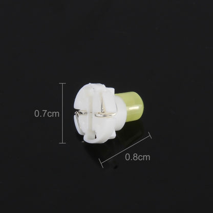 10 PCS 2W T4.2 Wedge Instrument Panel LED Light Dashboard Indicator Lamp Bulb(White Light) - free shipping - PMC Jewellery - Order now!