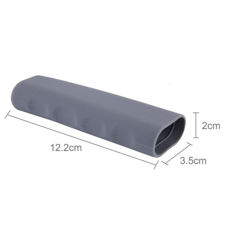 Rubber Car Hand Brake Cover Shift Knob Gear Stick Cushion Cover Car Accessory Interior Decoration Pad(Grey) - free shipping - PMC TechLife - Order now!